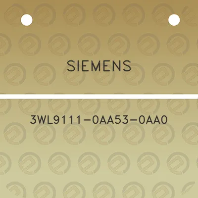 siemens-3wl9111-0aa53-0aa0