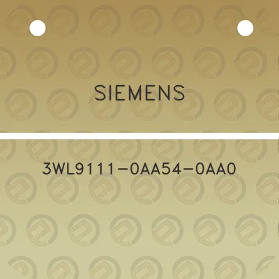 siemens-3wl9111-0aa54-0aa0