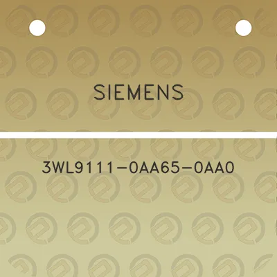 siemens-3wl9111-0aa65-0aa0