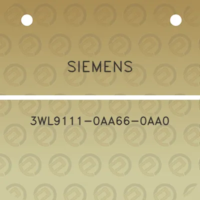 siemens-3wl9111-0aa66-0aa0