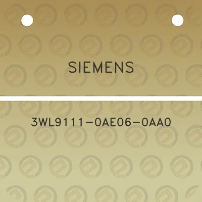 siemens-3wl9111-0ae06-0aa0