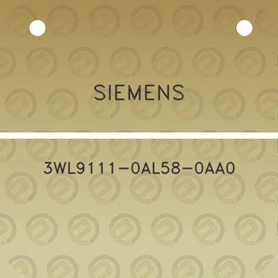 siemens-3wl9111-0al58-0aa0