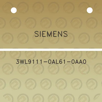 siemens-3wl9111-0al61-0aa0