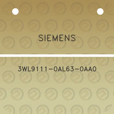 siemens-3wl9111-0al63-0aa0