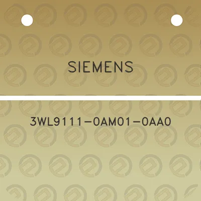 siemens-3wl9111-0am01-0aa0