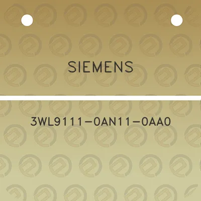 siemens-3wl9111-0an11-0aa0