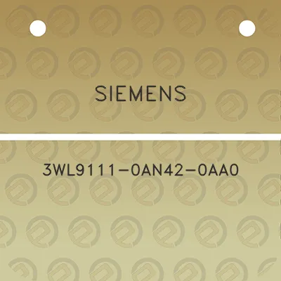 siemens-3wl9111-0an42-0aa0