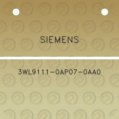 siemens-3wl9111-0ap07-0aa0