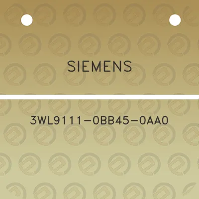 siemens-3wl9111-0bb45-0aa0