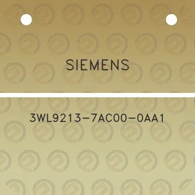 siemens-3wl9213-7ac00-0aa1