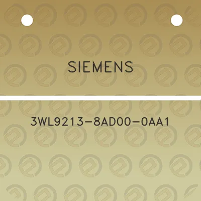 siemens-3wl9213-8ad00-0aa1