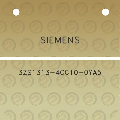 siemens-3zs1313-4cc10-0ya5