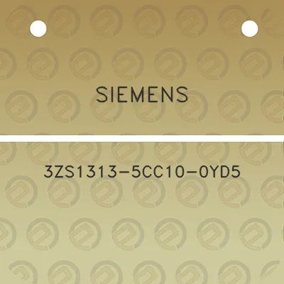 siemens-3zs1313-5cc10-0yd5