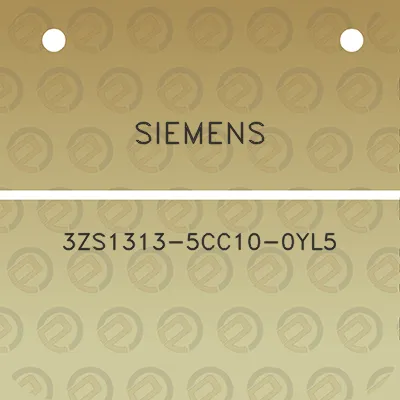 siemens-3zs1313-5cc10-0yl5