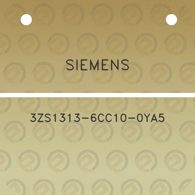 siemens-3zs1313-6cc10-0ya5