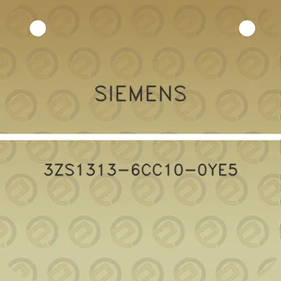 siemens-3zs1313-6cc10-0ye5