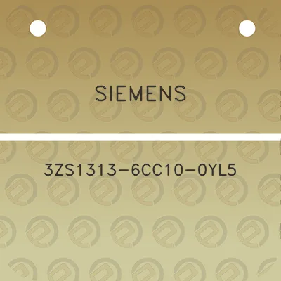 siemens-3zs1313-6cc10-0yl5