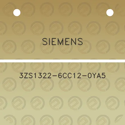 siemens-3zs1322-6cc12-0ya5