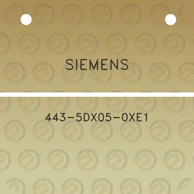 siemens-443-5dx05-0xe1