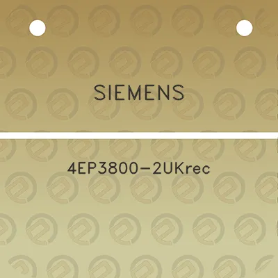 siemens-4ep3800-2ukrec