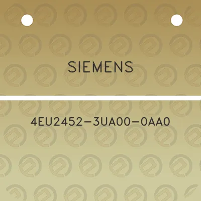 siemens-4eu2452-3ua00-0aa0