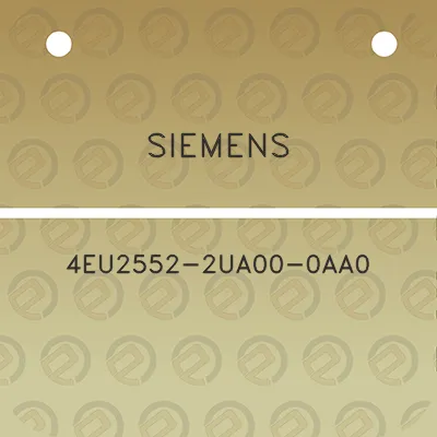 siemens-4eu2552-2ua00-0aa0