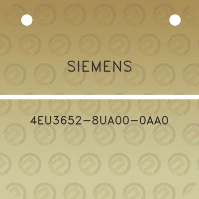 siemens-4eu3652-8ua00-0aa0