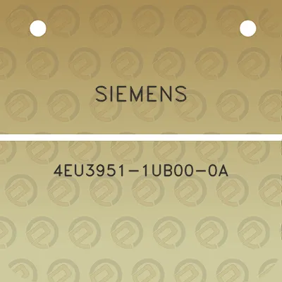 siemens-4eu3951-1ub00-0a