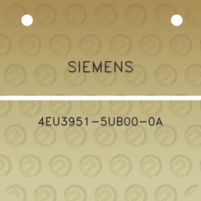 siemens-4eu3951-5ub00-0a