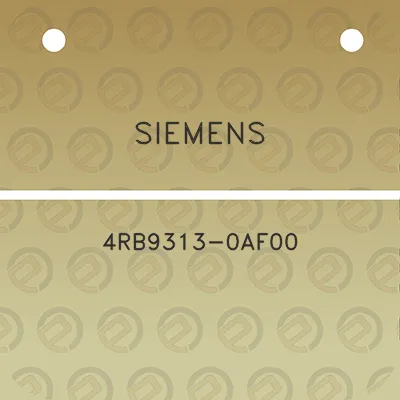 siemens-4rb9313-0af00