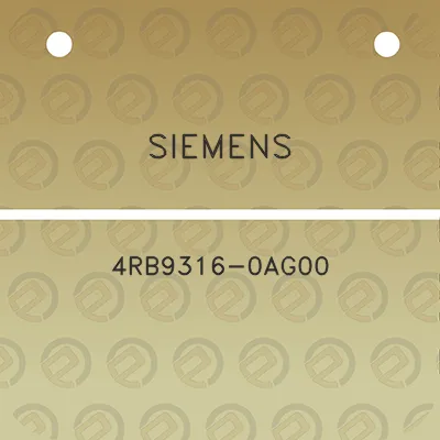 siemens-4rb9316-0ag00