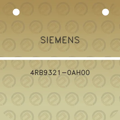 siemens-4rb9321-0ah00