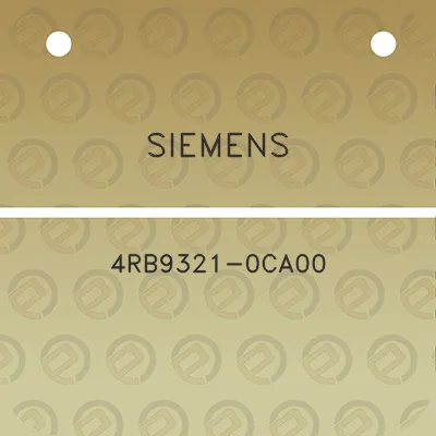 siemens-4rb9321-0ca00