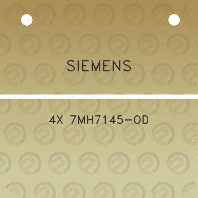 siemens-4x-7mh7145-od