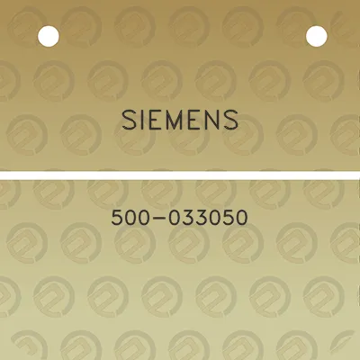 siemens-500-033050