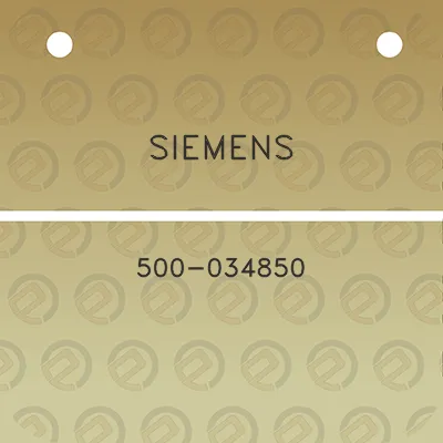 siemens-500-034850