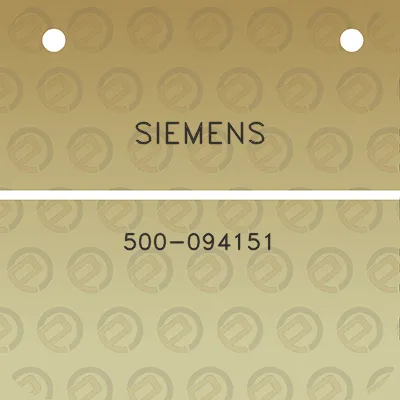 siemens-500-094151