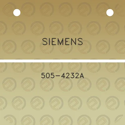 siemens-505-4232a