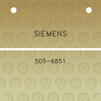 siemens-505-6851