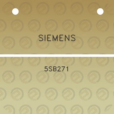 siemens-5sb271