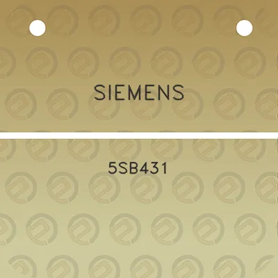 siemens-5sb431