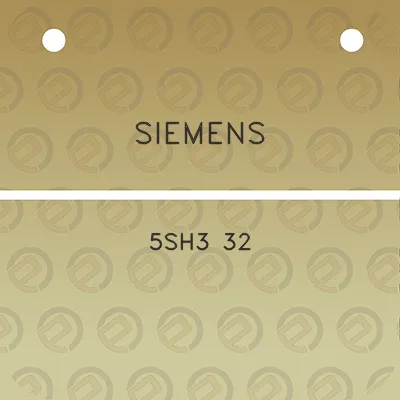 siemens-5sh3-32