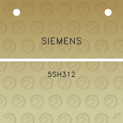 siemens-5sh312