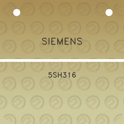 siemens-5sh316