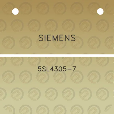 siemens-5sl4305-7