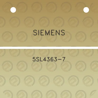 siemens-5sl4363-7