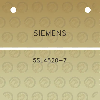 siemens-5sl4520-7