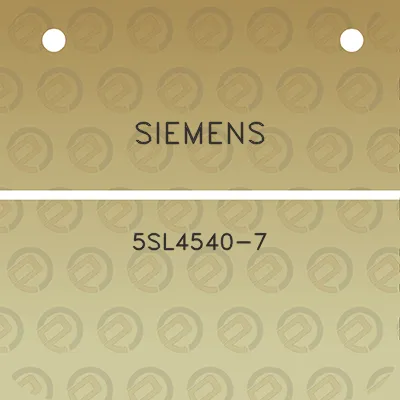 siemens-5sl4540-7