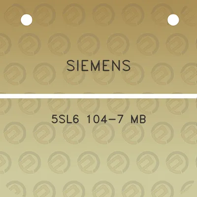 siemens-5sl6-104-7-mb