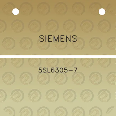 siemens-5sl6305-7